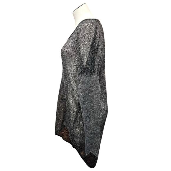 Helmut Lang Womens Alpaca Blend Bare Boucle Asymmetrical Tunic Sweater Sz M - Picture 7 of 14